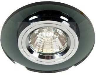 Candellux Podtynkowa halogenowa OPRAWA sufitowa OCZKO SS-10 2230521 chrom Czarny