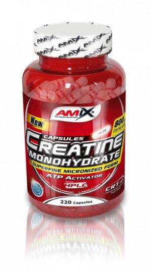 Amix Creatine monohydrate 800mg 220cps