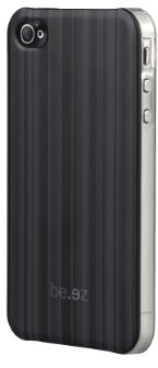 be.ez LA cover Allure Schwarz für Apple iPhone 4/4S