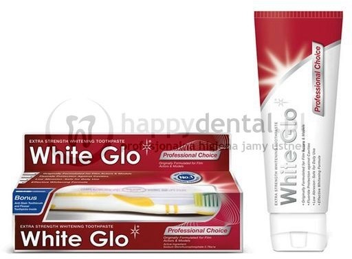 Barros Laboratories WHITE GLO Professional 100ml - wybielająca pasta stosowana p