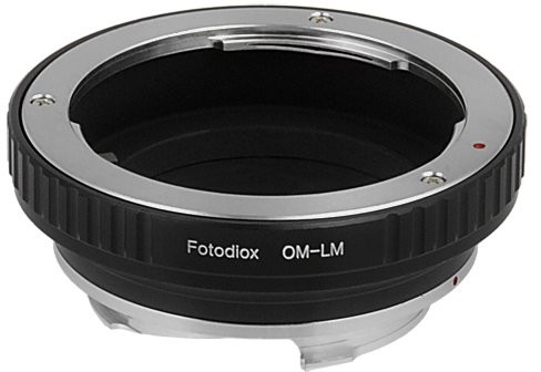 Fotodiox LENS Mount Adapter, Olympus OM ZUIKO Lens to Leica M Series Camera, fits Leica M-Monochrome, M8.2, M9, M9-P, M10 and Ricoh GXR Mount A12 11LA-OM-Leica-M