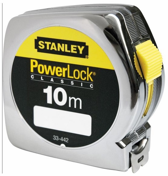 Stanley PowerLock 10 m x 25 mm z blokadą