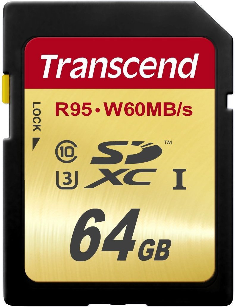 Transcend SDXC Class10 UHS-I U3 64GB (TS64GSDU3)