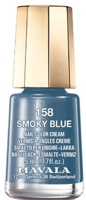 Mavala Lakier do paznokci Zielenie i Odcienie Niebieskiego Smoky niebieski 5.0 ml