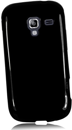 Mumbi TPU silikonowe etui pokrowiec ochronny na Samsung Galaxy Ace 2 i8160 Czarny