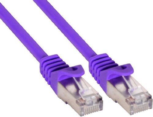 InLine 72514p SF/UTP Patch cable (1,5 m) Liliowy 4043718123599