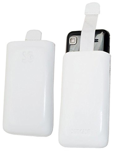 LG Oryginalne Suncase futerał ze skóry naturalnej (klapka z funkcją wyciągania) do P700 Optimus L7, biały