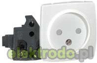 Legrand Gniazdo Pojedyncze 2P z przesonami stykw - Oteo 086122