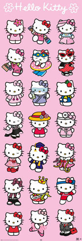Reinders Hello Kitty - Character - plakat HRJ21104