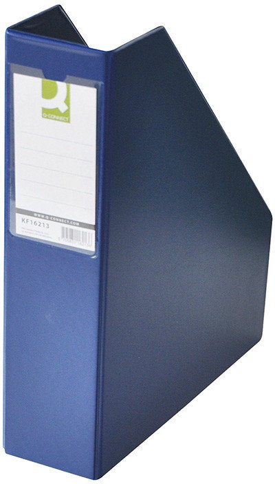 Q-CONNECT Pojemnik na dokumenty , PVC, A4/76, ciemnoniebieski KF16213