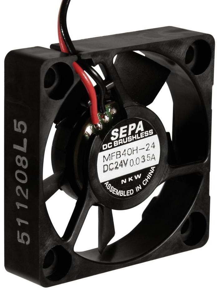 SEPA Wentylator osiowy MFB40H12 12 V/DC 185 l/min DxSxW) 40 x 40 x 10 mm