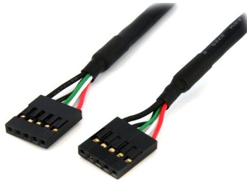 STARTECH.COM StarTech. com Wewnętrzny port USB 2.0 przedłużacz kabla usbint5pin24 (słupków 5polig)  gniazdo do gniazda słupka 60 cm USBINT5PIN24