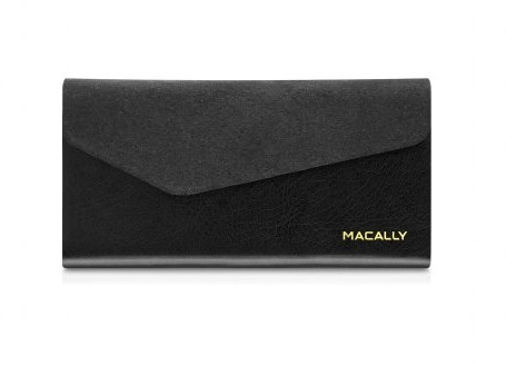 Macally Wallet składane etui ochronne do Apple iPhone 5 °C Czarny