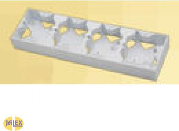 Ospel Impresja Modul Metalik Puszka naścienna do serii IMPRESJA, poczwórna PNP-4Y/18