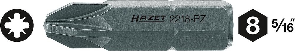 Bit z końcówką krzyżową PZ 2 Hazet stal specjalna 32 mm C 8 1 szt. (2218-PZ2)