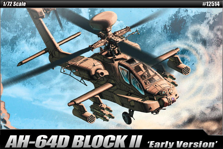 Фото - Збірна модель Academy Smigłowiec szturmowy AH-64D Block II "Early Version" 12514 