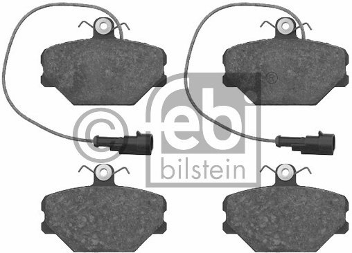 FEBI BILSTEIN Zestaw klocków hamulcowych, hamulce tarczowe 16086