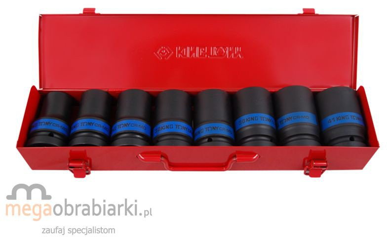 KING TONY zestaw nasadek udarowych, 8 szt 8409MP