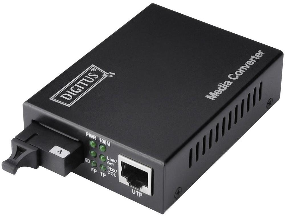 Digitus Professional Extender LAN 10/100 MBit/s) Professional DN-82123 przez światłowód 20000 m