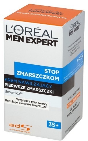 Loreal Paris Men Expert Stop Zmarszczkom 35+ Krem nawilżający pierwsze zmarszczki 50ml