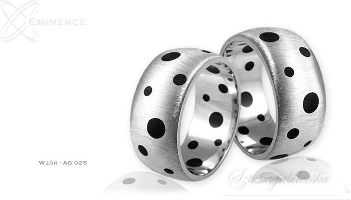 Eminence Obrączki srebrne - wzór Ag-025