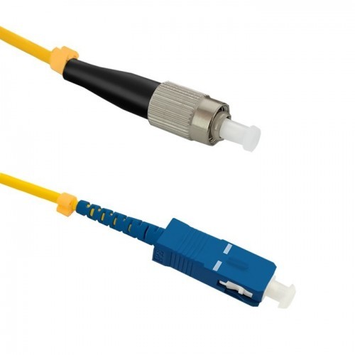 Qoltec Qoltec Patchcord światłowodowy FC/UPC - SC/UPC | Singlemode | 9/125 | G652D | Simplex | 0.5m 54314