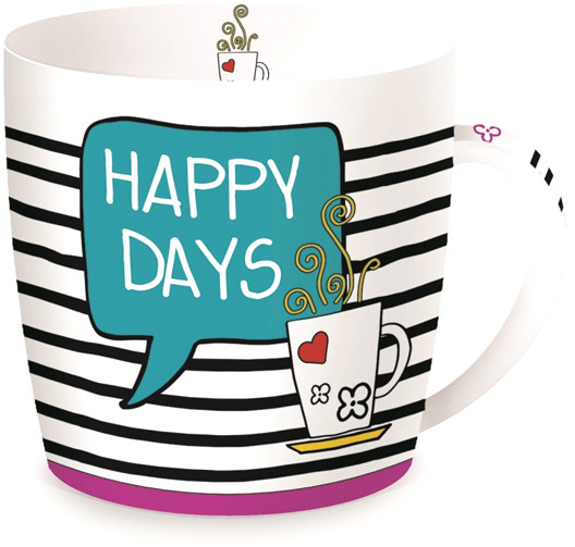 Nuova Cer Porcelanowy kubek w blaszanym pudełku R2S Have Fun 217 HADA