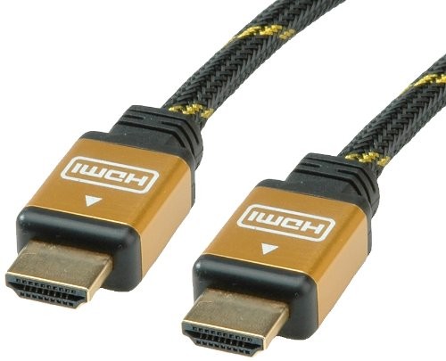 Rotronic ROLINE złota HDMI High Speed Cable ST  ST 3 m 11.04.5563
