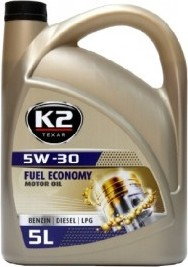 K2 TEXAR 5W-30 FUEL ECONOMY - BENZIN, DIESEL, LPG - 5 L O23B0005