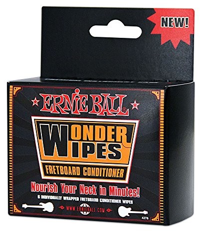 Ernie Ball Wonder Wipes FRET Board Cleaner 6 Pack 4276