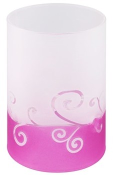 Yankee Candle Purple Scroll Szklany świecznik tealight