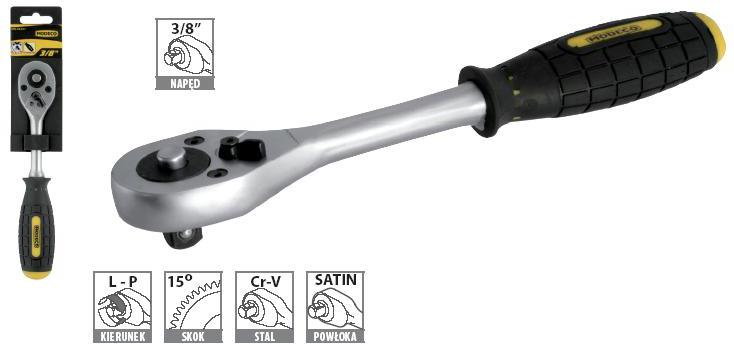 Modeco Klucz grzechotka do nasadek 3/8 - 24 zęby MN-55-511