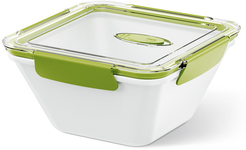 Emsa Lunchbox wysoki 1,5 L Bento Box biało-zielony EM-513961