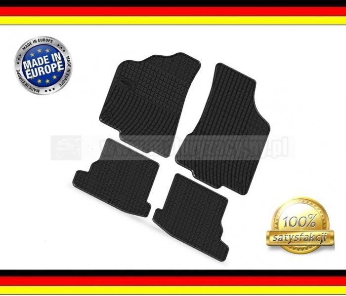 Frogum Dywaniki SAMOCHODOWE GUMOWE VW POLO 6N 94-99 DOPASOWANE 0402