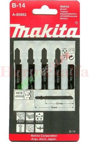 Makita brzeszczotY DO WYRZYNAREK B-14 HCS 50mm A-85662