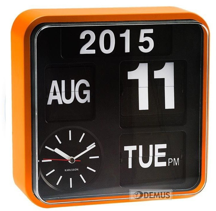 Karlsson ścienny Mini Flip Orange KA5364OR