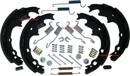 ATLAS Szczęki oraz sprężynki hamulcowe Chrysler Voyager 1984-1995