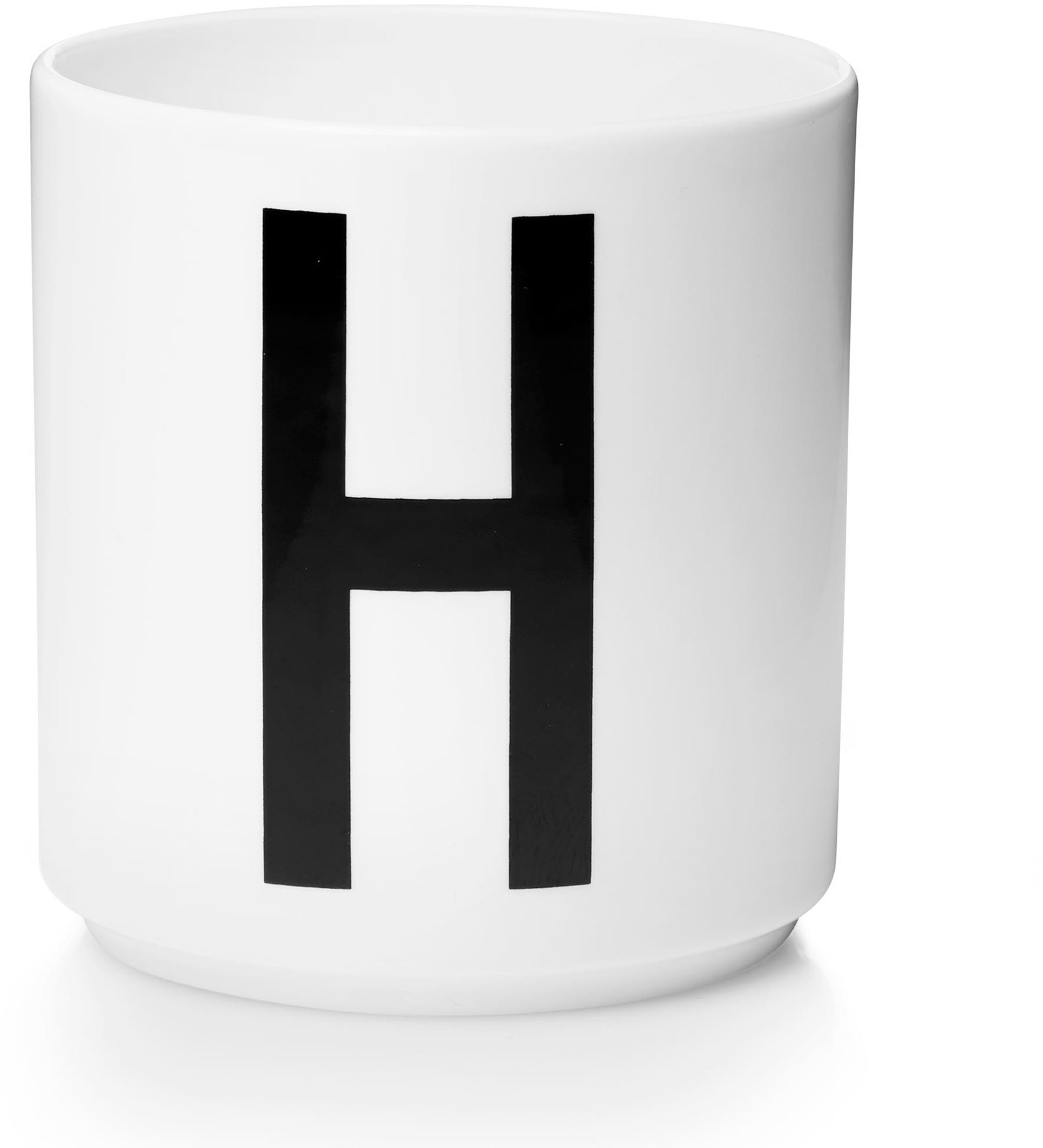 Design Letters Kubek porcelanowy AJ litera H