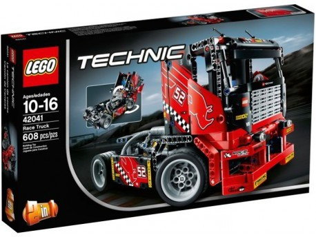 LEGO Technic 2w1 Ciężarówka wyścigowa 42041