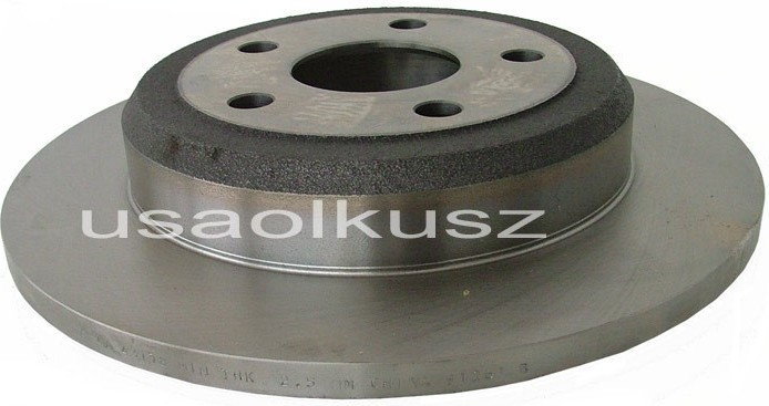 BENDIX GLOBAL Tylna tarcza hamulcowa exc. H.D. brake Dodge Durango 2011-