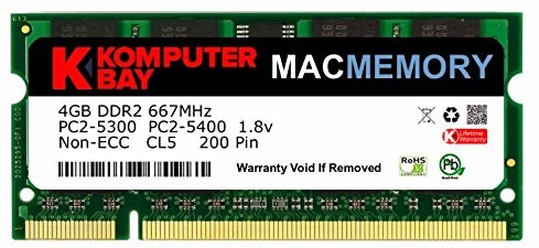Komputerbay 4GB KB_MACMEMORY_4GB_1X4_667_SODIMM