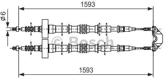 BOSCH Linka hamulcowa, 1 987 477 527 - Bezpłatny zwrot do 30 dni, największy wybór produktów. 1987477527