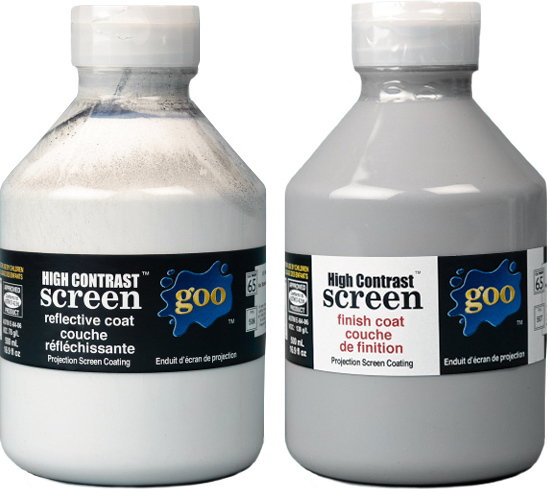 Farba projekcyjna Screen Goo High Contrast zestaw 0,5L
