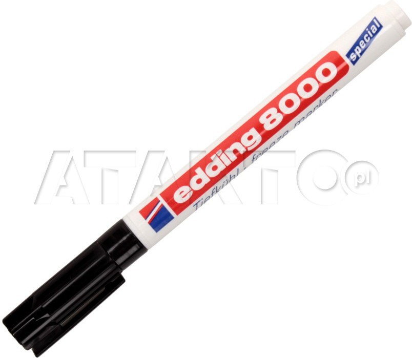 Edding Marker Suchościeralny specjalistyczny 1mm czarny okrągły 8000 EG5491
