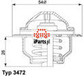Wahler Termostat ukadu chodzenia 3472.87D