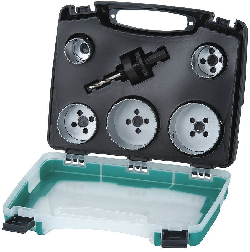 WOLFCRAFT Komplet 5 otwornic 25-83mm z akcesoriami 5422000
