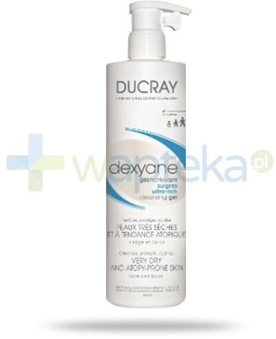 Pierre Fabre DERMO-COSMETIQUE POLSKA SP. Z O.O. Ducray Dexyane ultra-bogaty żel oczyszczający skóra bardzo sucha i skłonna do atopii 400 ml 7067839