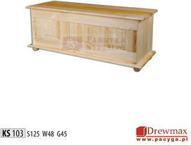 Drewmax Kufer sosnowy typ KS 103