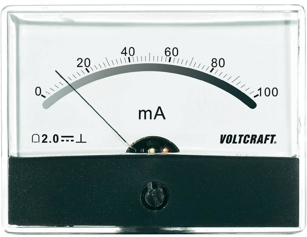 VOLTCRAFT Analogowy wskaźnik panelowy AM-86X65/100MA