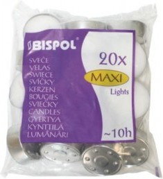 Bispol Świece i Podgrzewacze Maxi Light 20szt. p40-20